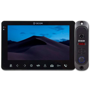 Комплект видеодомофона BCOM BD-780 Black Kit: видеодомофон 7" и видеопанель
