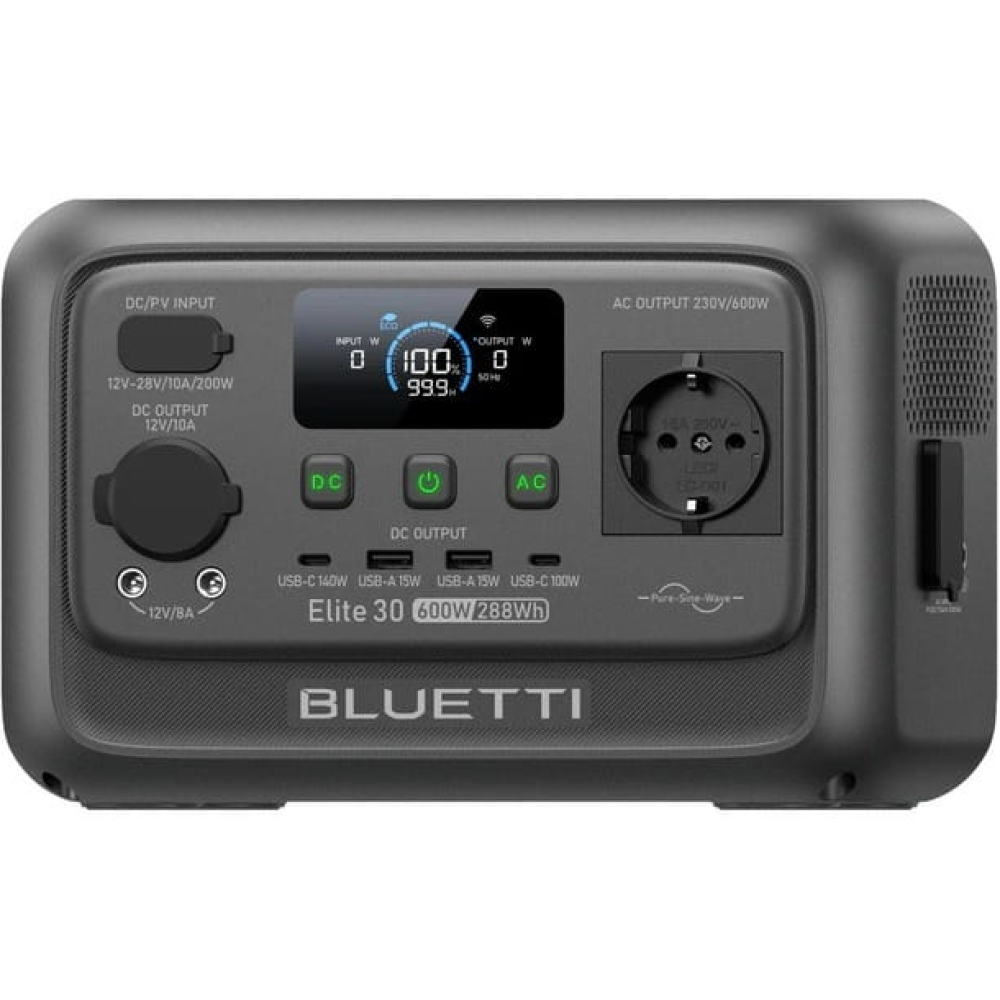 Зарядна станція Bluetti Elite 30 V2 / 600 Вт / 288 Вт⋅год