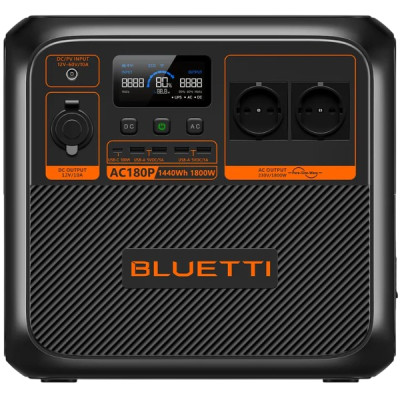 Зарядна станція Bluetti AC180P, 1440Wh, 1800W, LiFePO4