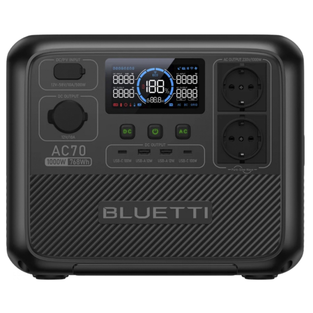 Зарядная станция Bluetti AC70 1000 Вт / 768 Вт·ч (PB931583)