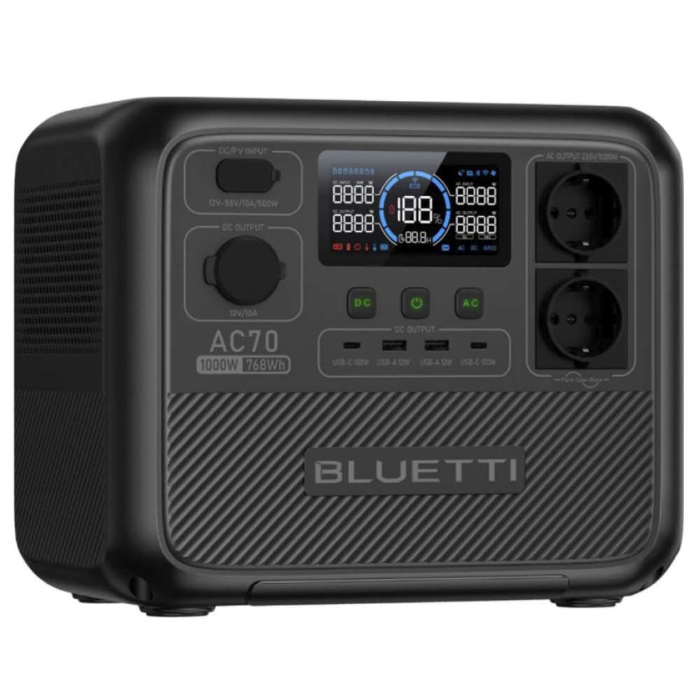Зарядная станция Bluetti AC70 1000 Вт / 768 Вт·ч (PB931583)