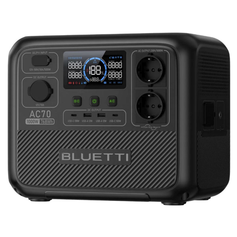 Зарядная станция Bluetti AC70 1000 Вт / 768 Вт·ч (PB931583)