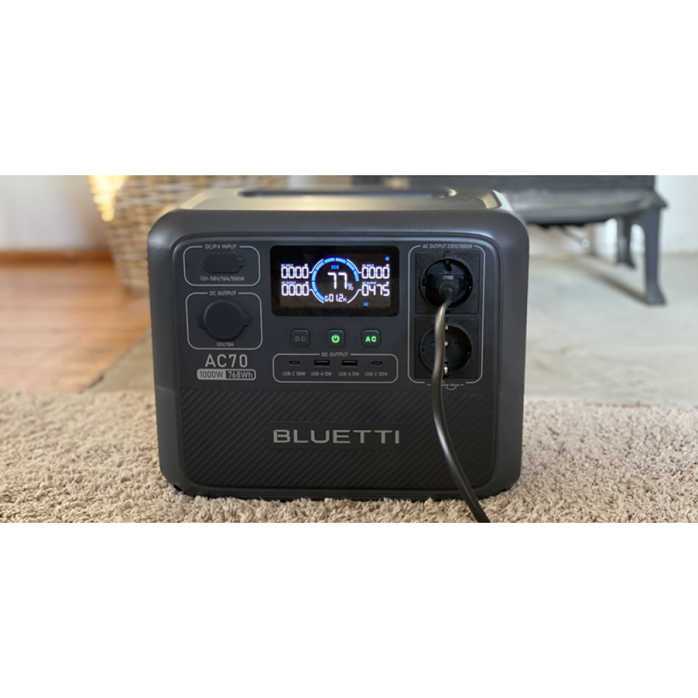 Зарядная станция Bluetti AC70 1000 Вт / 768 Вт·ч (PB931583)