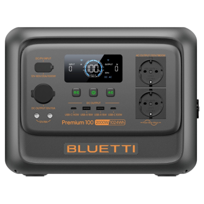 Зарядна станція Bluetti Premium 100 V2 (2000 Вт / 1024 Вт·г)