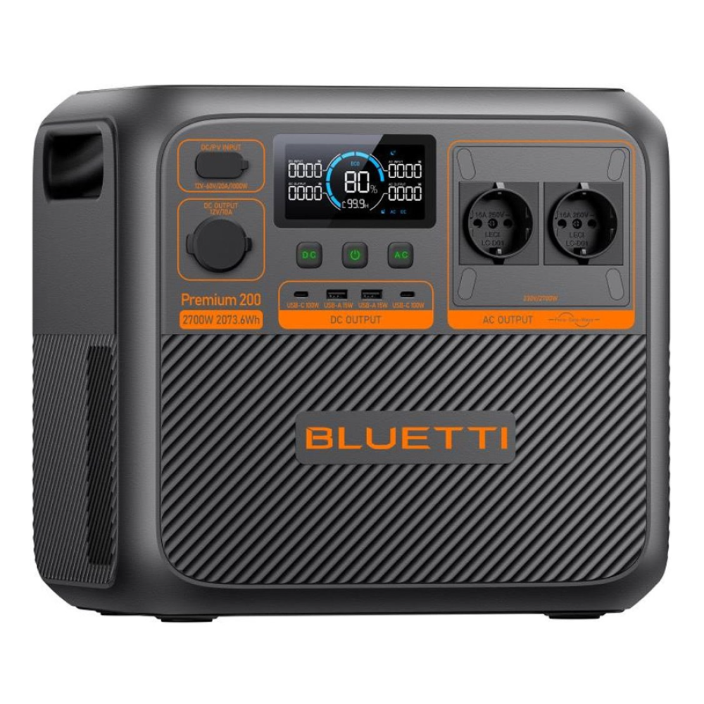 Зарядна станція Bluetti Premium 200 V2 (2700 Вт, 2073 Вт·г)