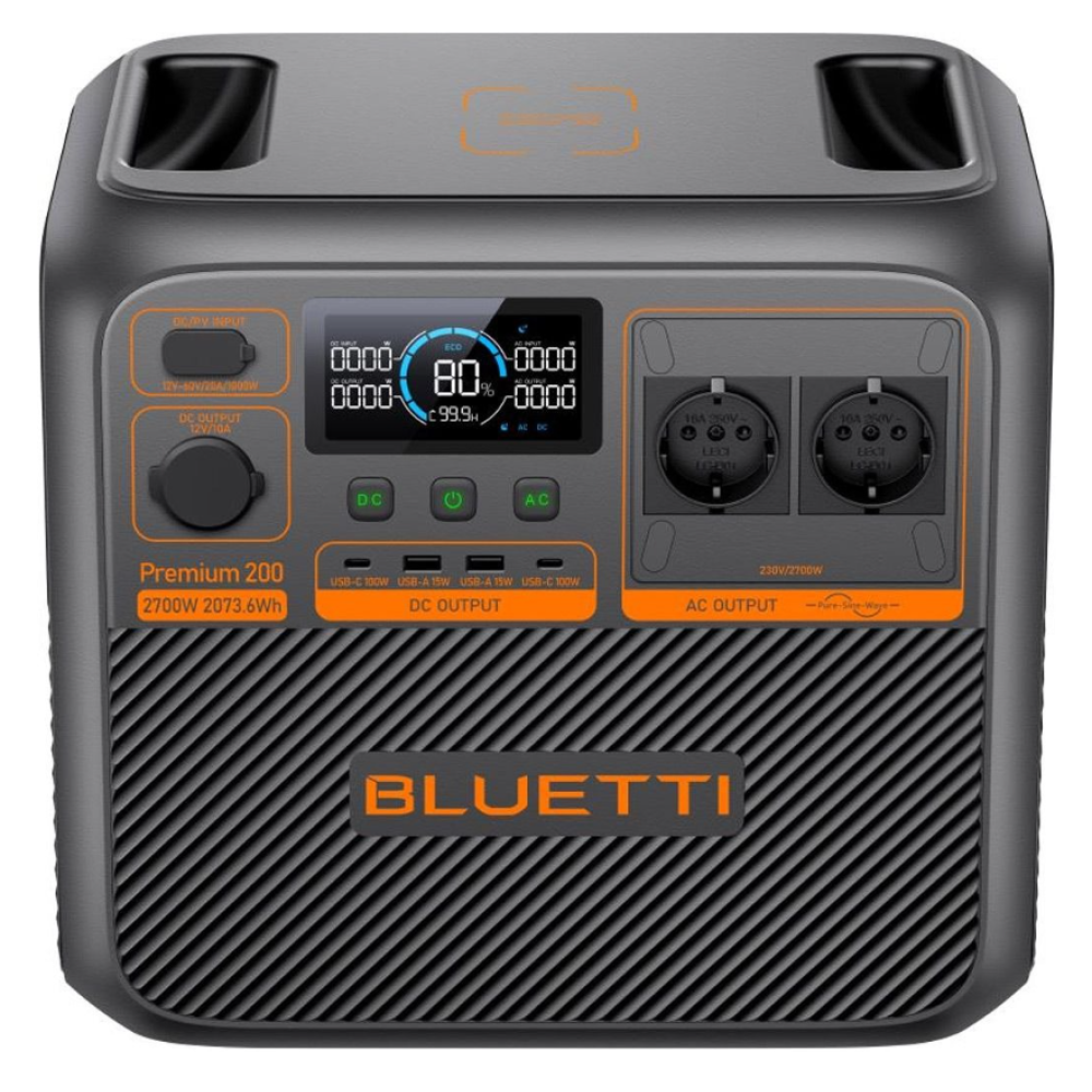 Зарядна станція Bluetti Premium 200 V2 (2700 Вт, 2073 Вт·г)