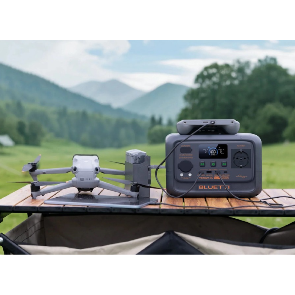 Зарядна станція Bluetti Premium 30 V2 (600 Вт, 320 Вт·г)