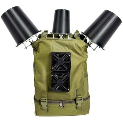 РЕБ рюкзак Contra-drone Anti-fpv BackPack (400-500МГц, 500-650МГц, 700-1020МГц)
