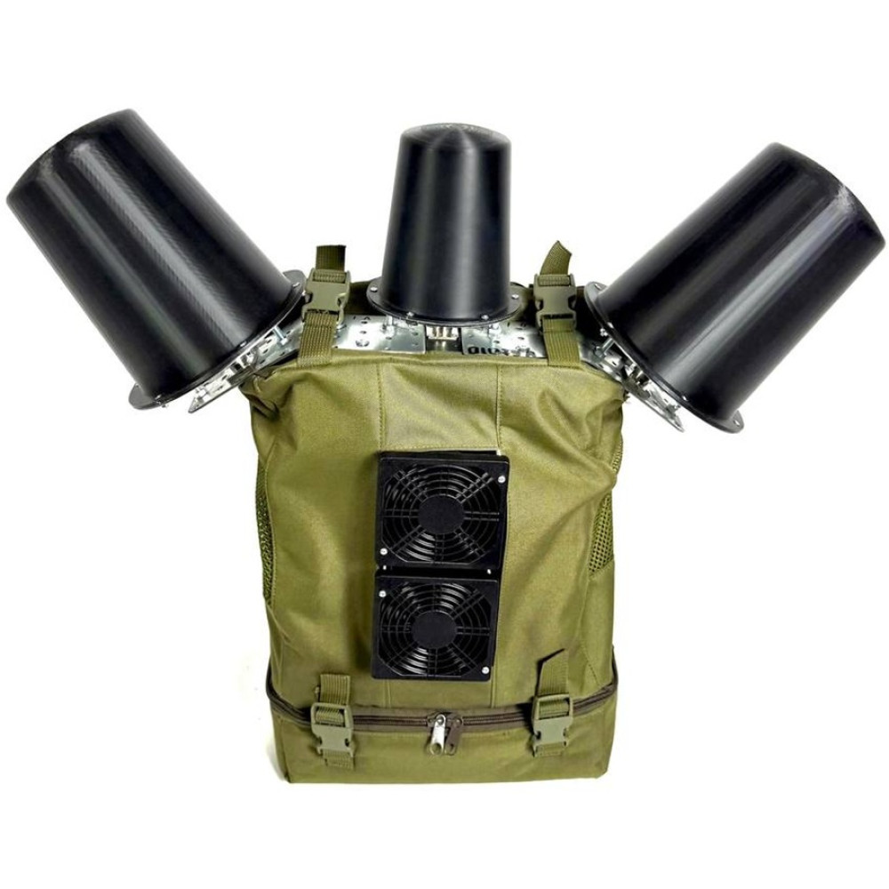 РЕБ рюкзак Contra-drone Anti-fpv BackPack (400-500МГц, 500-650МГц, 700-1020МГц)