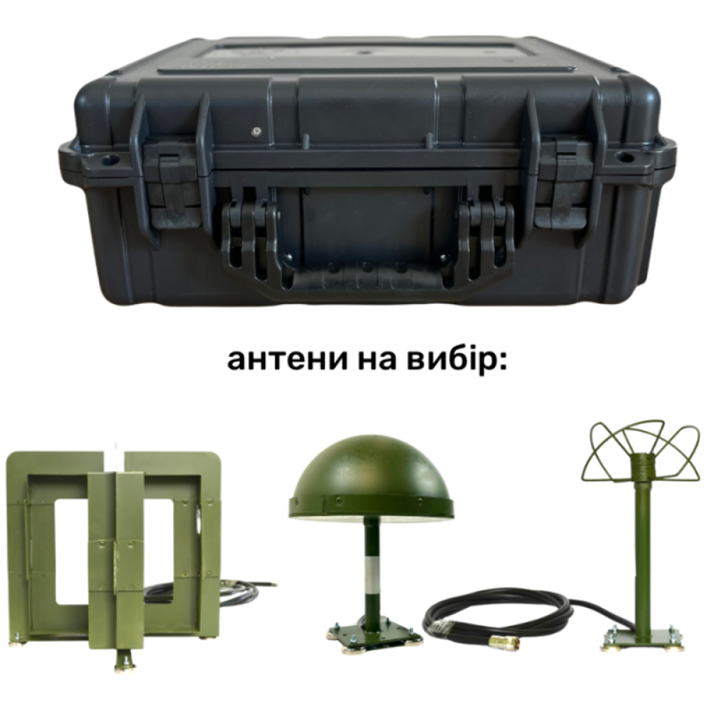 Окопний (автомобільний) РЕБ Contra-drone Anti-drone 4M (400-500МГц, 700-1020МГц, 2390-2500МГц)