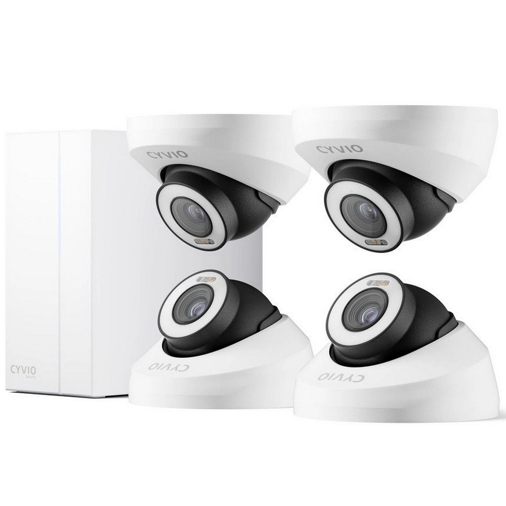 Комплект IP видеонаблюдения CYVIO POE Dome 4Kit 4MP N2804D