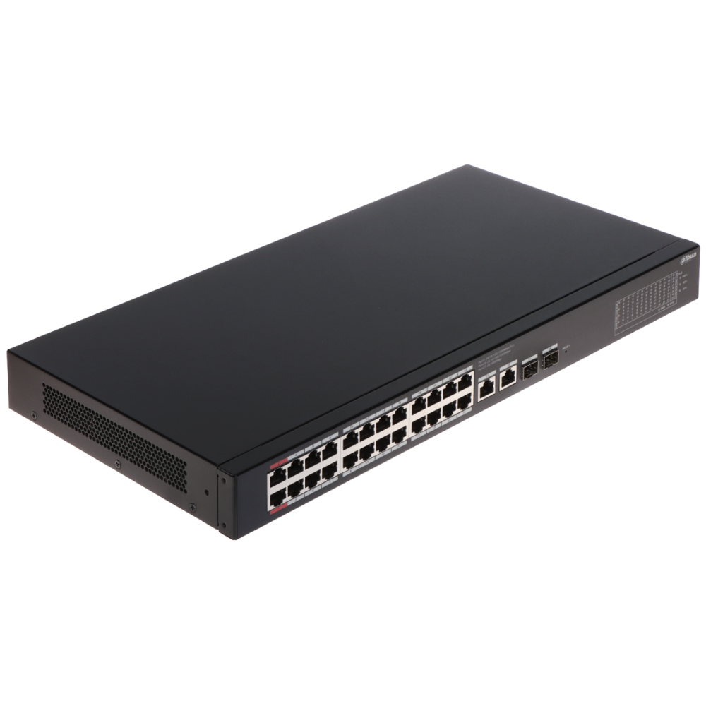28-портовый PoE-коммутатор Dahua DH-CS4228-24GT-375 управляемый