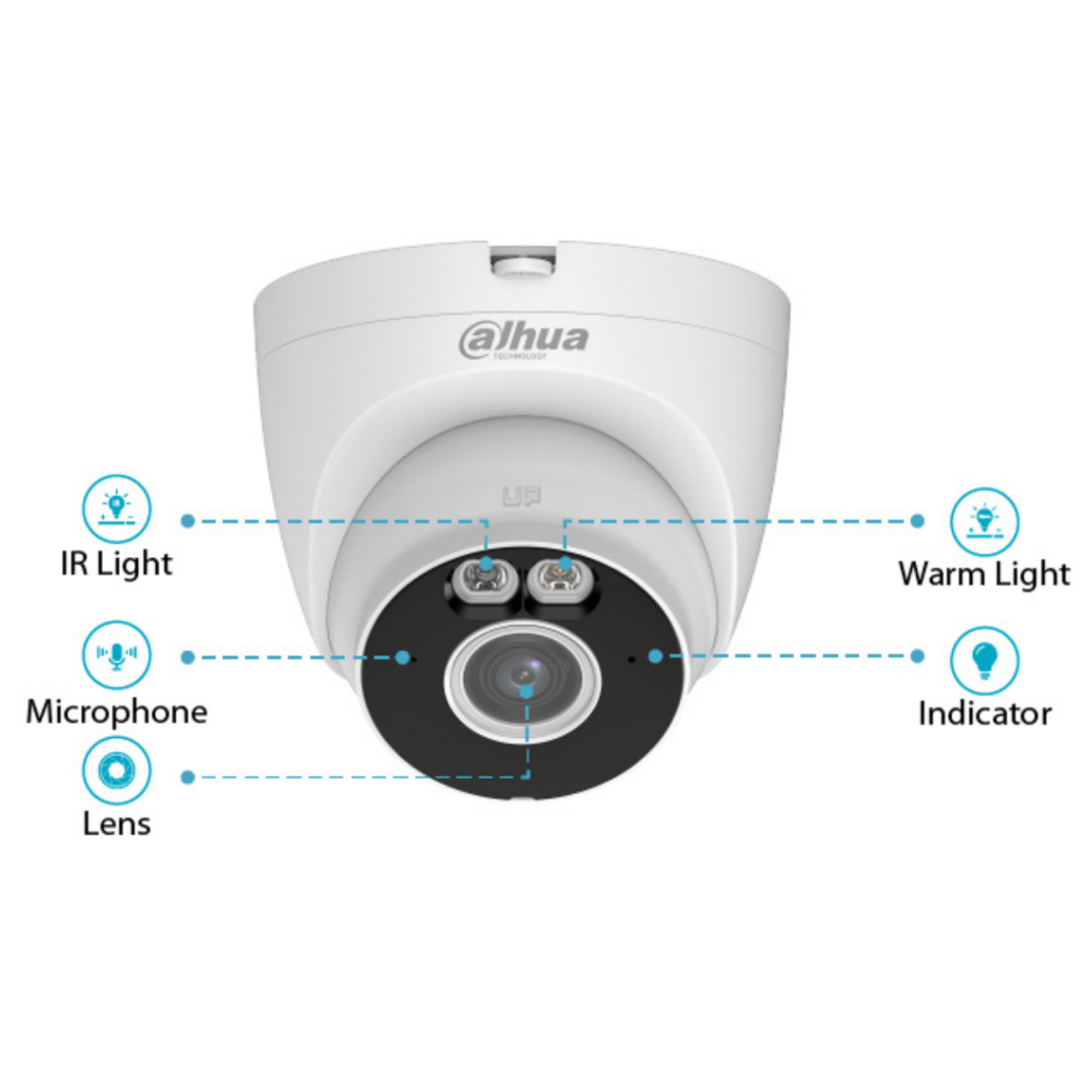 IP-відеокамера Dahua DH-T5A-IL Wi-Fi 5МП IP67 (2.8 мм)