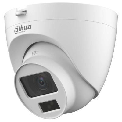 5 Mп HDCVI видеокамера Dahua DH-HAC-HDW1500CLQP-IL-A (2.8 мм) Smart Dual Light