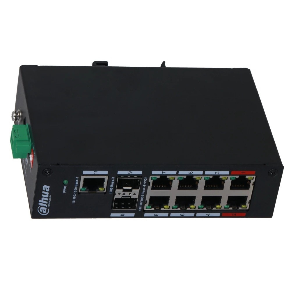 8-портовый PoE коммутатор Dahua DH-PFS3211-8GT-120 неуправляемый
