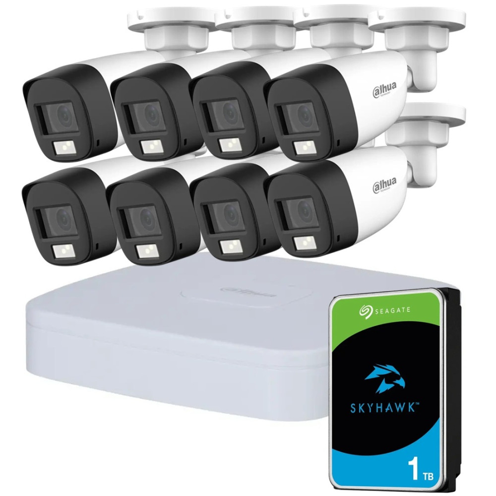 (Copy) Комплект видеонаблюдения Dahua HD KIT 4x2MP OUTDOOR + HDD 1TB