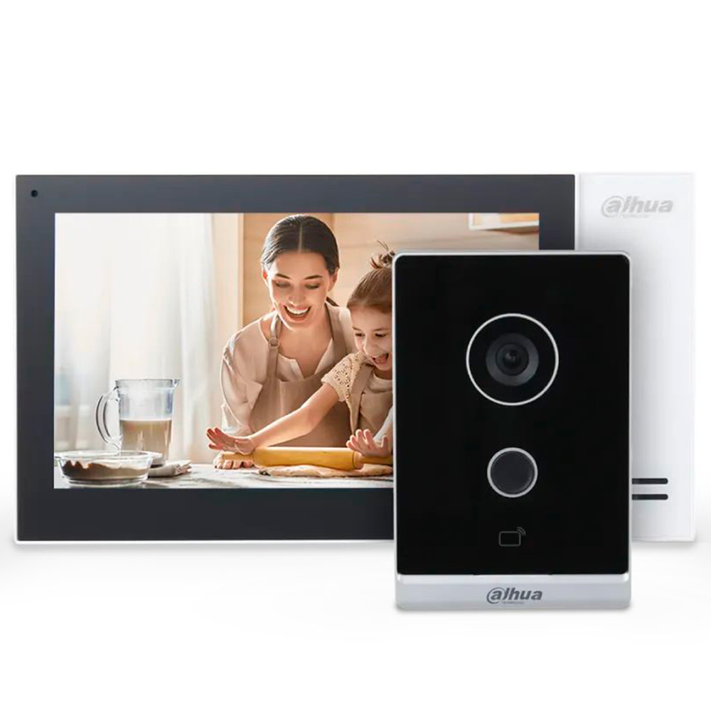 Комплект Dahua Standart DHI-VTO2211G-WP+DHI-VTH2421FW-P