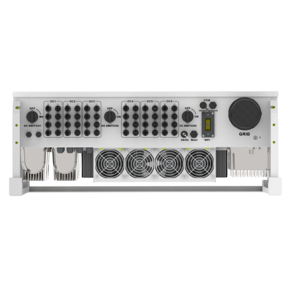 Сетевой инвертор Deye SUN-100K-G03 WiFi (100 кВт, 3 фазы, 6 MPPT)