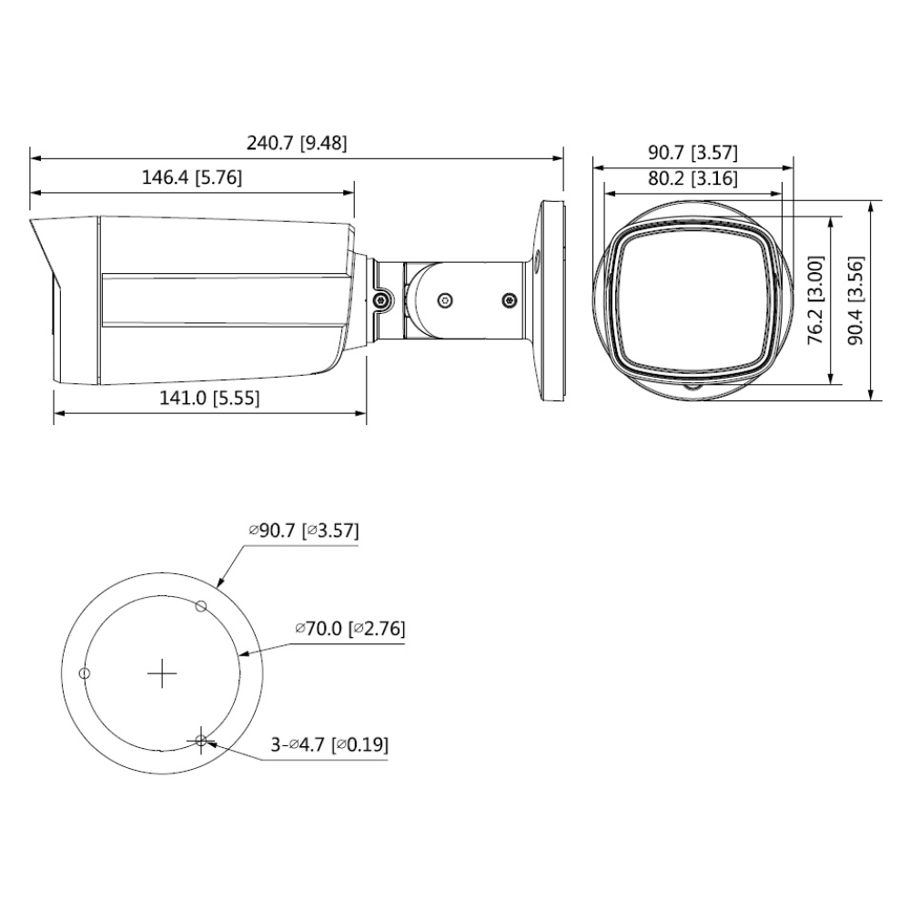 5 Мп HDCVI-видеокамера Dahua DH-HAC-HFW1500TMP-I8-A (2.8 мм)