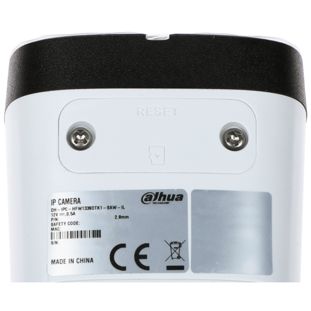 3 Мп IP-видеокамера Dahua DH-IPC-HFW1339DTK1-SAW-IL (2,8 мм) с Wi-Fi