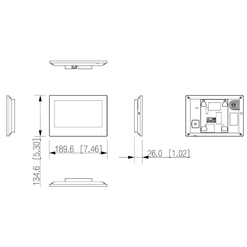 Wi-Fi IP-видеодомофон Dahua DHI-VTH2621G-WP