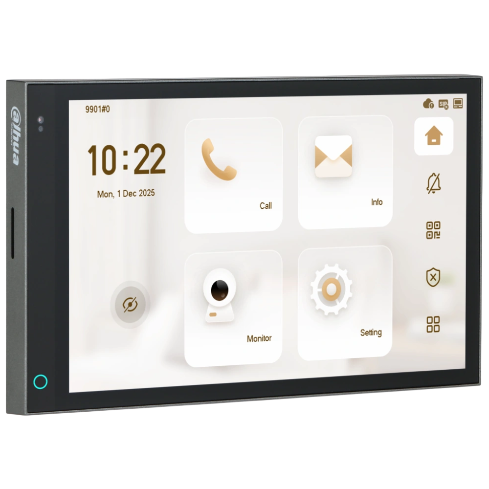 Wi-Fi IP-видеодомофон Dahua DHI-VTH5721A-WP-F, врезной монтаж