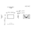 Wi-Fi IP-видеодомофон Dahua DHI-VTH5721A-WP-F, врезной монтаж