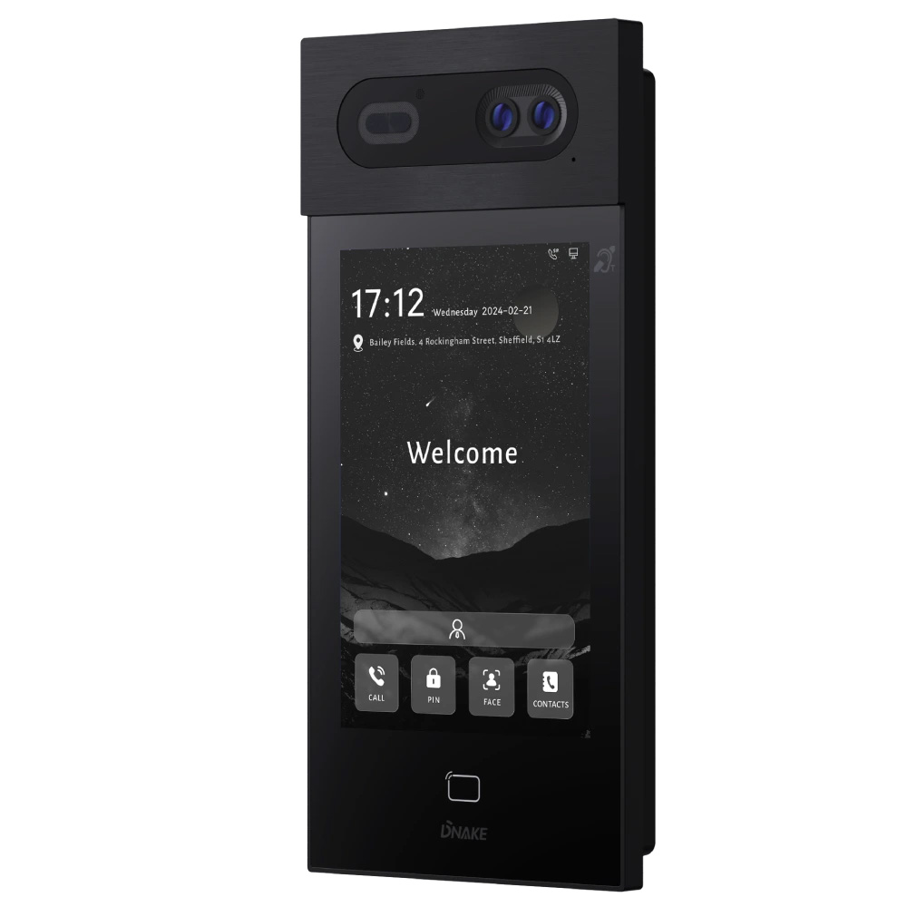 Виклична відеопанель Dnake S617/F (врізна) S617 Android 8" IPS IK08