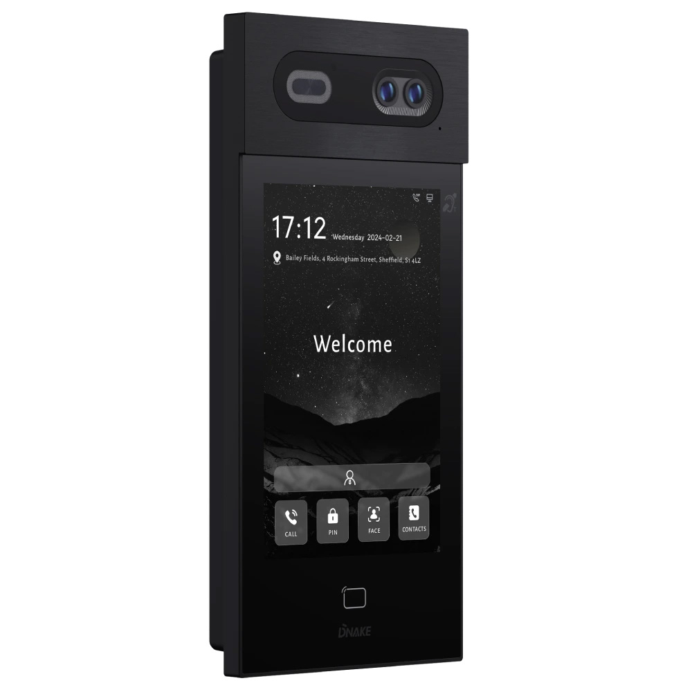Виклична відеопанель Dnake S617/F (врізна) S617 Android 8" IPS IK08