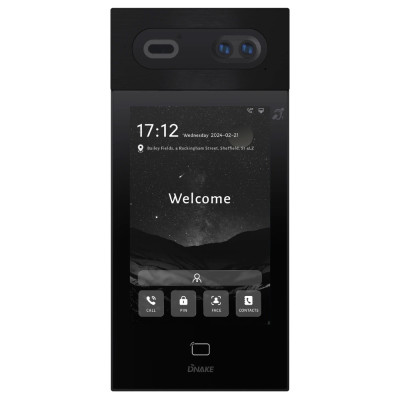 Виклична відеопанель Dnake S617/F (врізна) S617 Android 8" IPS IK08