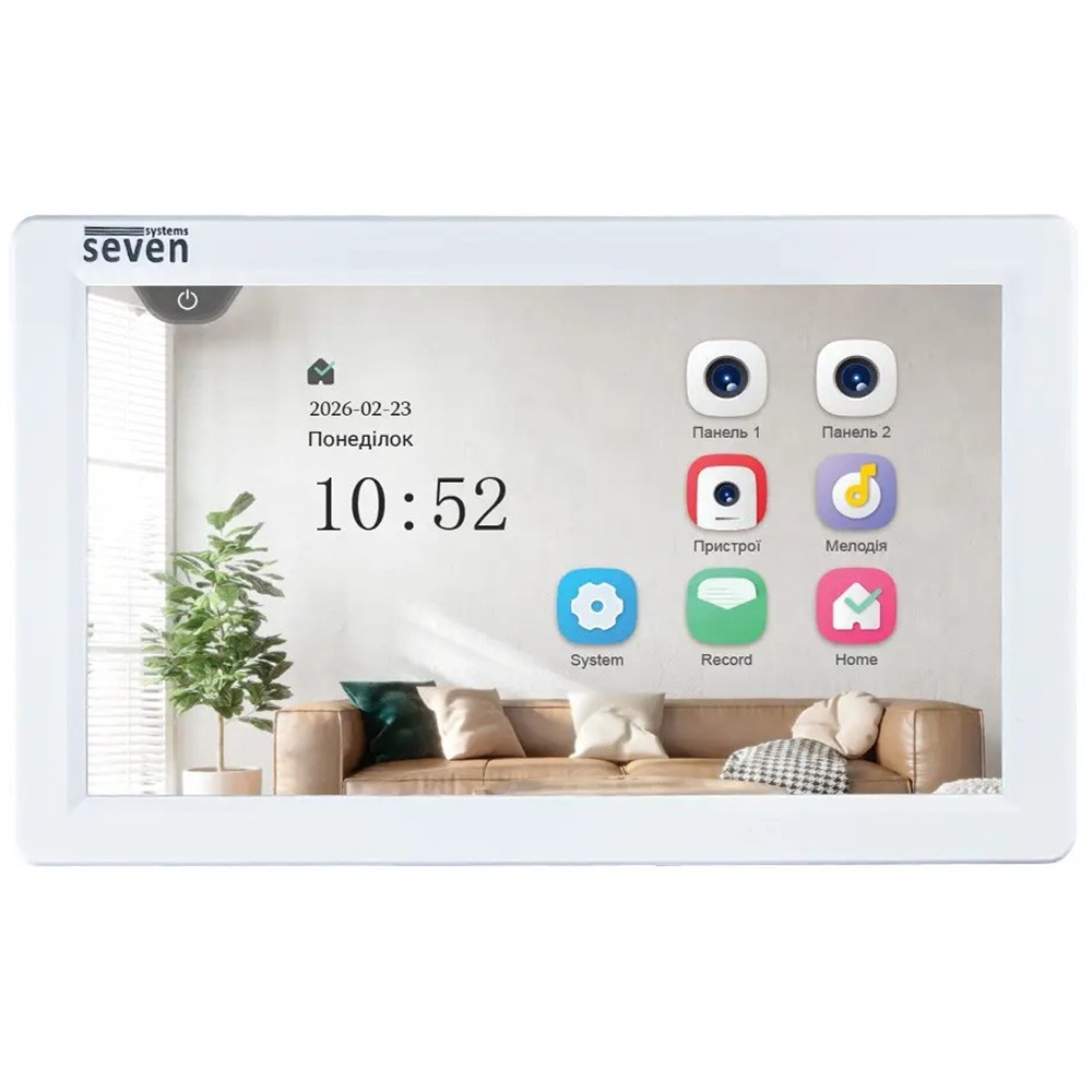 Видеодомофон SEVEN DP-7570 FHD IPS white