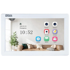 Видеодомофон SEVEN DP-7570 FHD IPS white