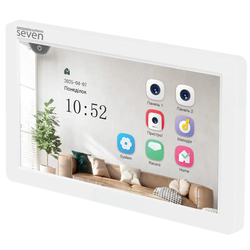 Видеодомофон SEVEN DP-7570 FHD IPS white