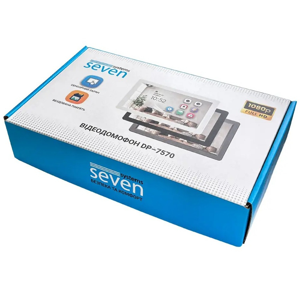 Видеодомофон SEVEN DP-7570 FHD IPS white