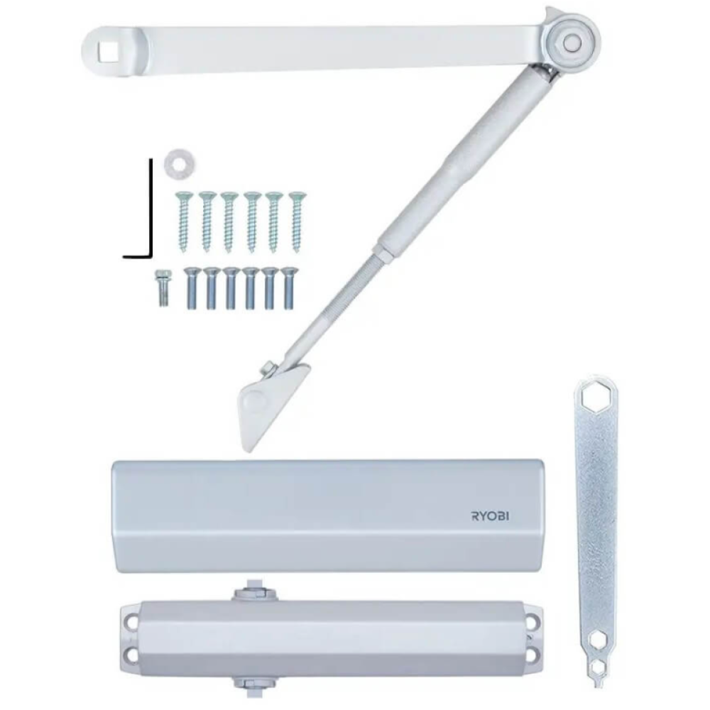 Дотягувач дверей RYOBI 2000 DS-2055V SILVER BC STD_HO_ARM EN_3/4/5