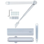 Дотягувач дверей RYOBI 2000 DS-2055V SILVER BC STD_HO_ARM EN_3/4/5