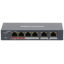 6-портовый PoE-коммутатор Hikvision DS-3E1106HP-EI управляемый