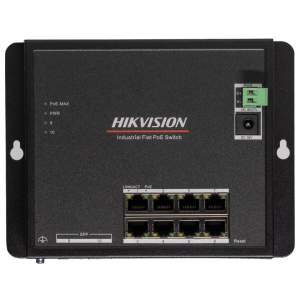 8-портовий PoE-комутатор Hikvision DS-3T1510P-SI-FLT (без блоку живлення)