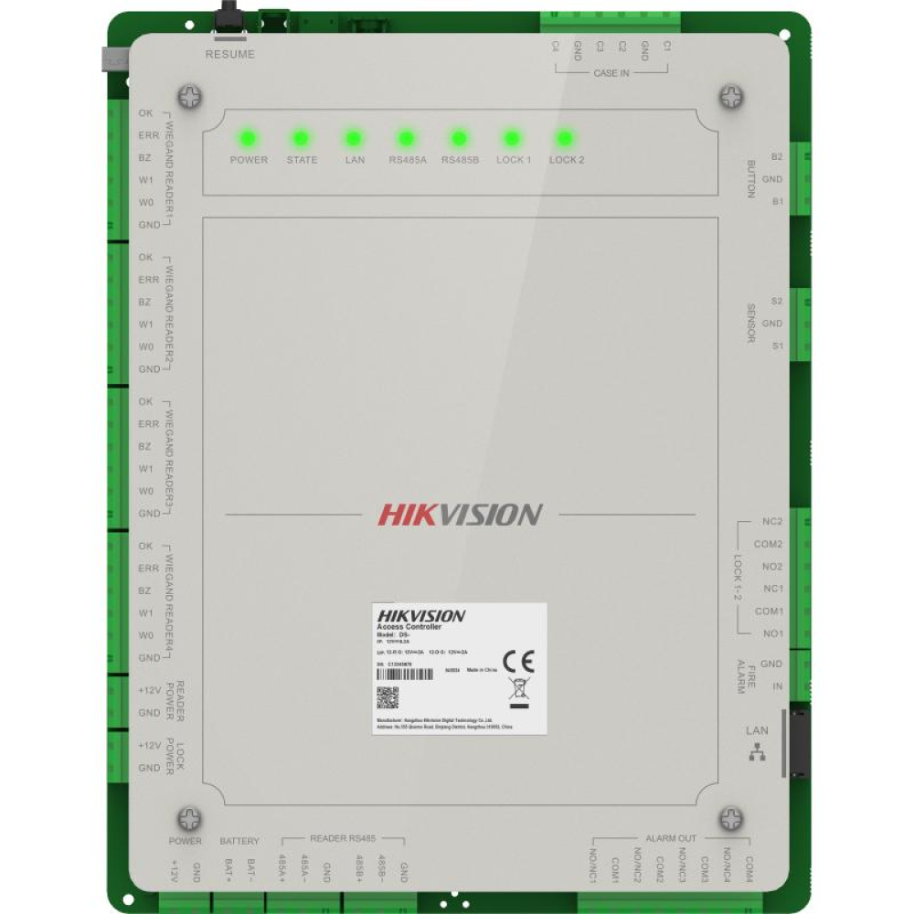 Автономний контролер Hikvision DS-K2622X(P) для 2 дверей