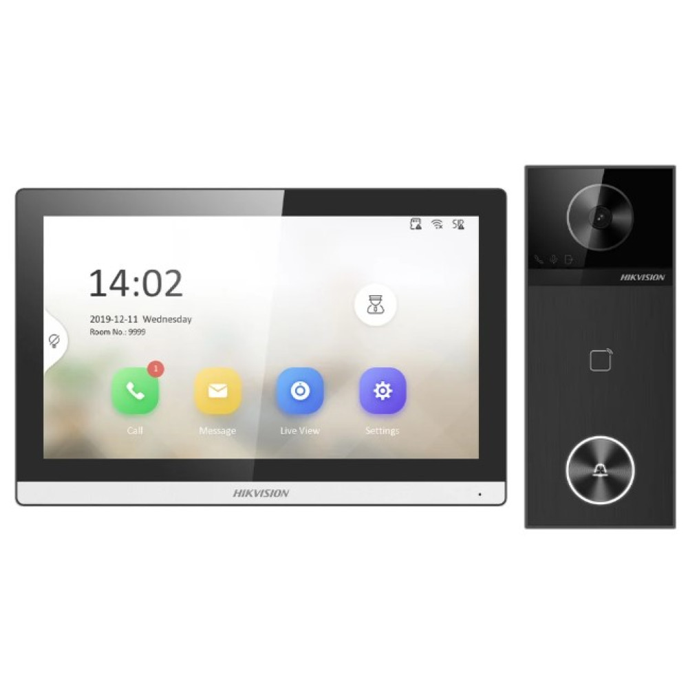 Комплект IP-видеодомофона Hikvision DS-KIS610-P