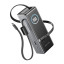 Павербанк EcoFlow RAPID Power Bank з кабелями 25000mAh сріблястий
