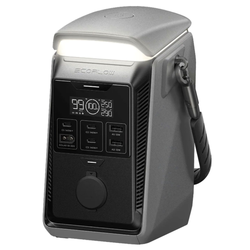 Зарядная станция EcoFlow TRAIL Plus 300 DC 288 Вт·ч с фонариком (EF-TRAIL300Plus-N)