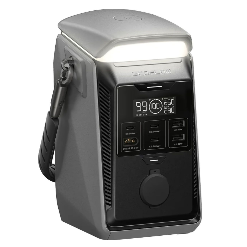 Зарядная станция EcoFlow TRAIL Plus 300 DC 288 Вт·ч с фонариком (EF-TRAIL300Plus-N)
