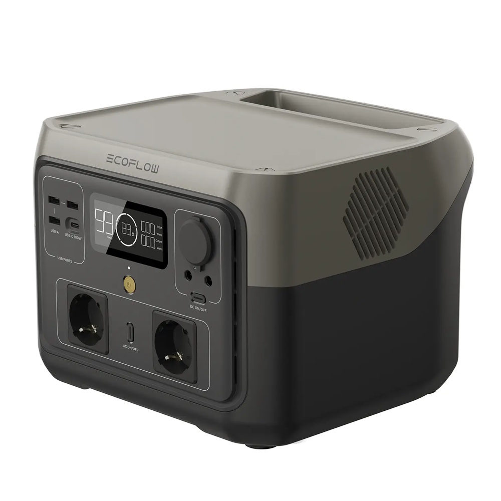 Портативный источник питания EcoFlow RIVER 2 Max (500W / 512Wh) LiFePO4 (ZMR610-B-EU)