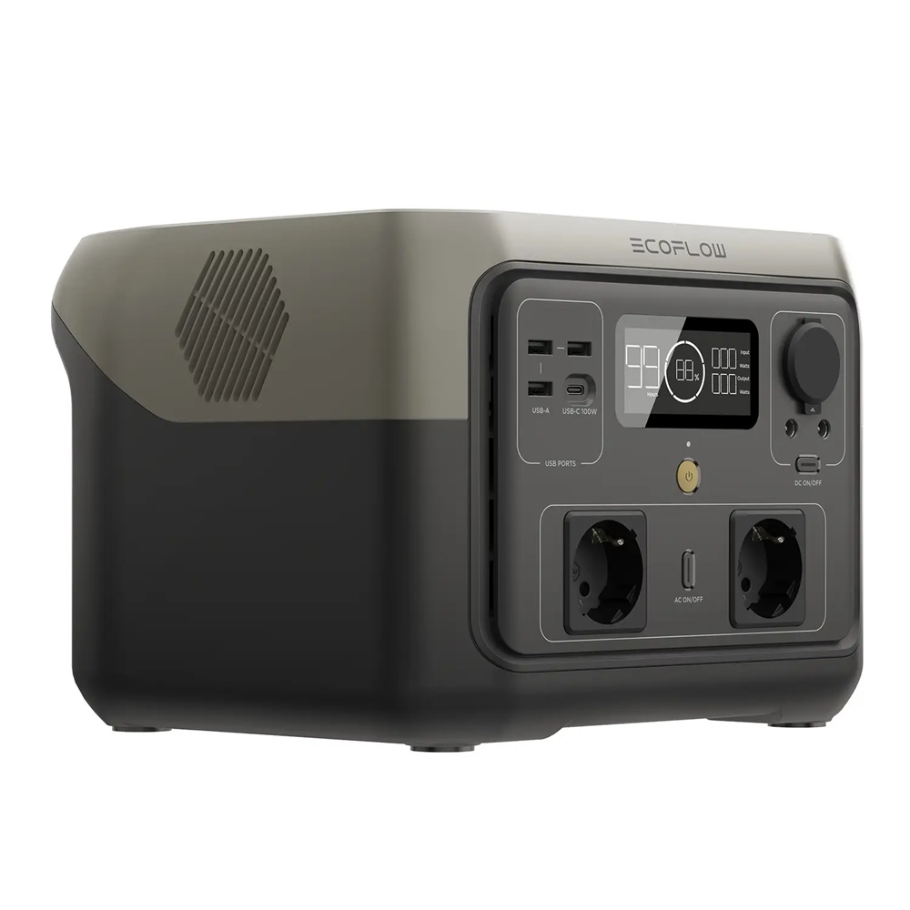 Портативный источник питания EcoFlow RIVER 2 Max (500W / 512Wh) LiFePO4 (ZMR610-B-EU)