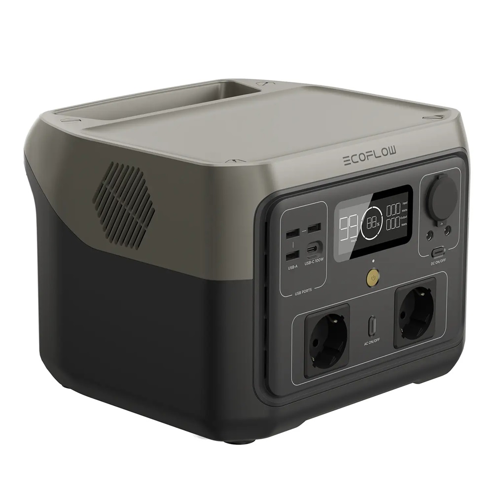 Портативный источник питания EcoFlow RIVER 2 Max (500W / 512Wh) LiFePO4 (ZMR610-B-EU)