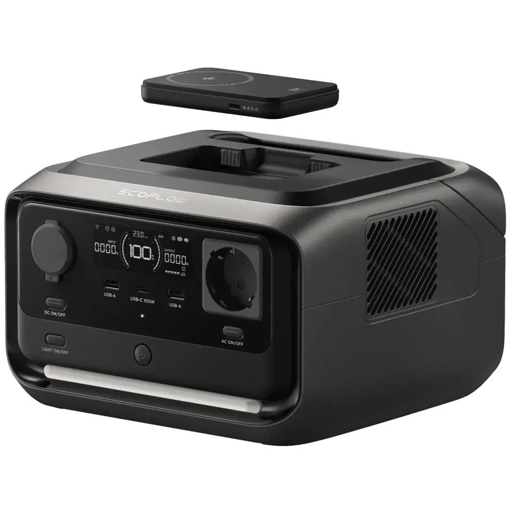 Зарядная станция EcoFlow RIVER 3 Plus Wireless (EFRIVER3PLUS-W-EU-CBOX)