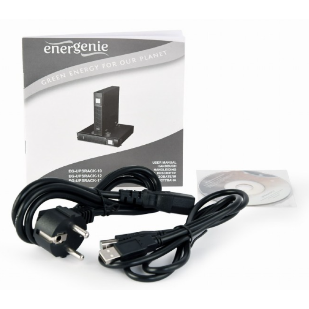 Источник бесперебойного питания EnerGenie EG-UPSRACK-10 800 Вт