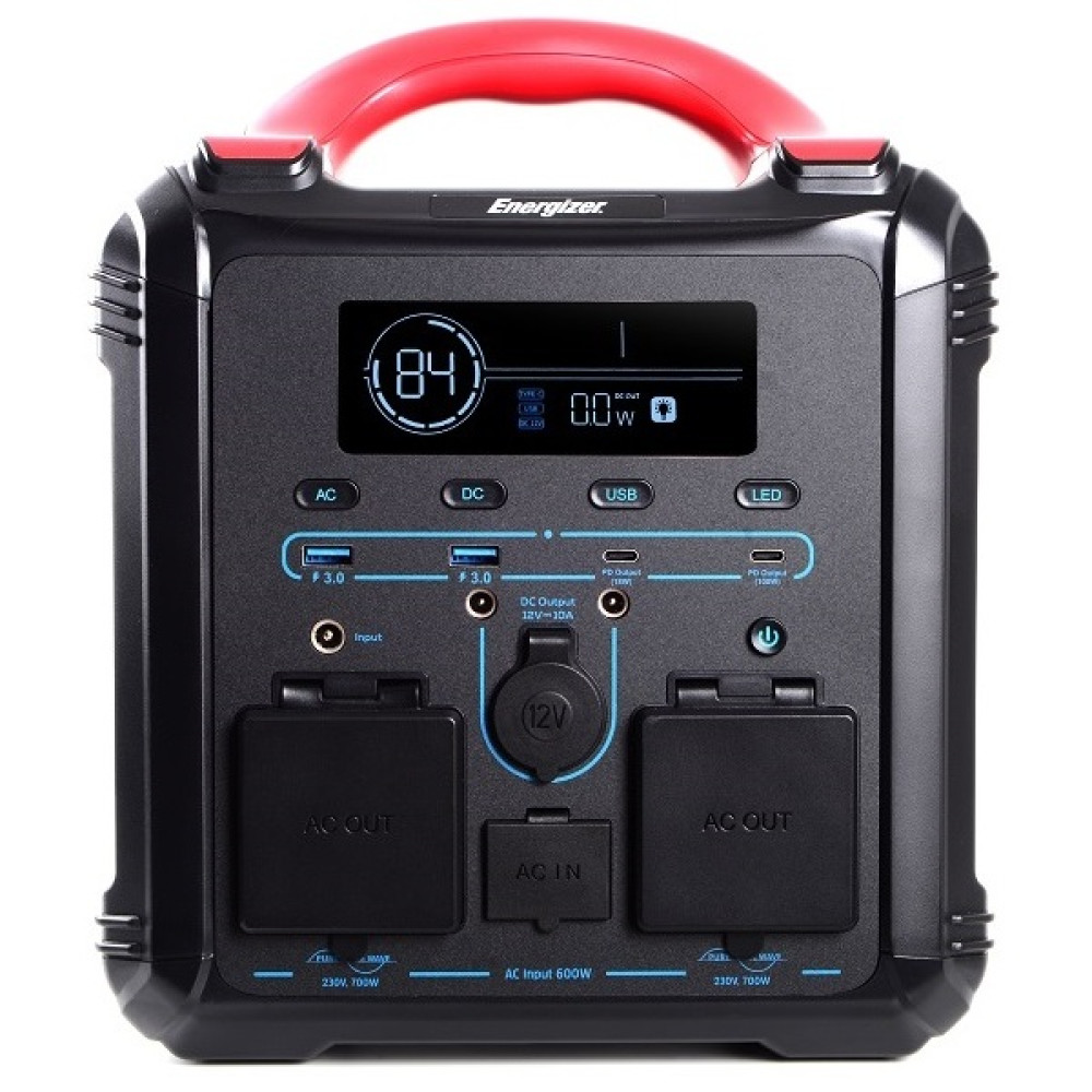 Зарядна станція ENERGIZER PPS550W1F - 551Wh/AC 700W/100W PD/2xUSB/2xDC/1xCar/MPPT