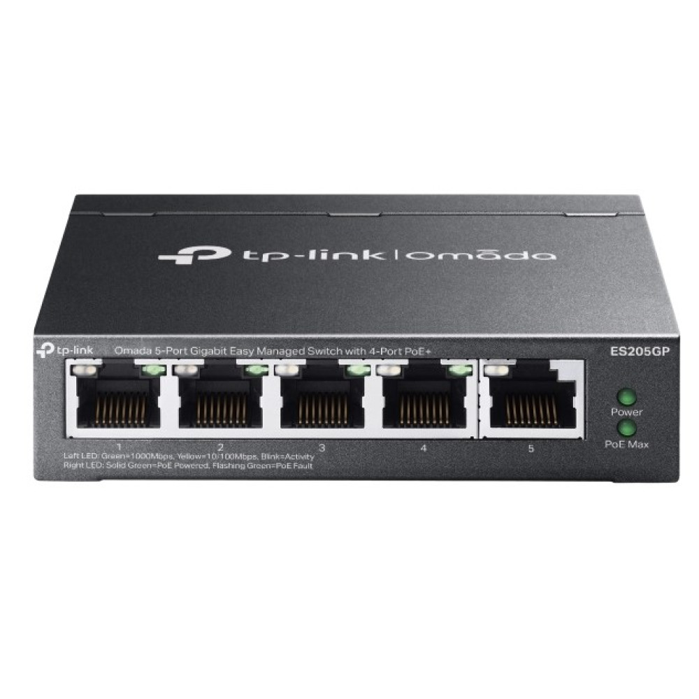 5-портовый PoE-коммутатор TP-Link Omada ES205GP